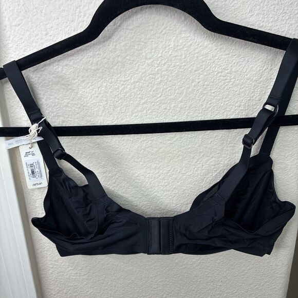 Smoothez by Aerie Bra Beige Full Coverage Unlined Underwire 36D Black New - Picture 5 of 6